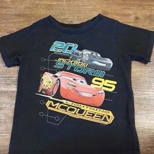 Disney boys short sleeve tee cars 3 size 4